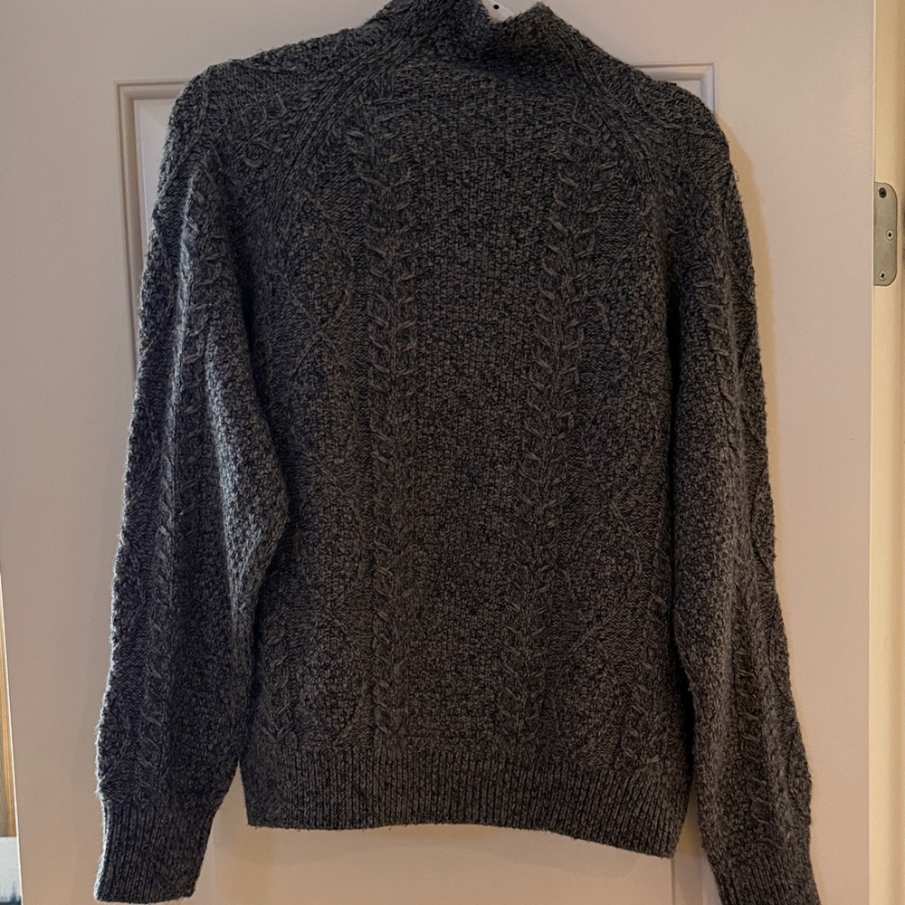 Vince Charcoal Turtleneck Sweater
